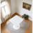 31.5 Inch White Square Dining Table-990546156-990546147