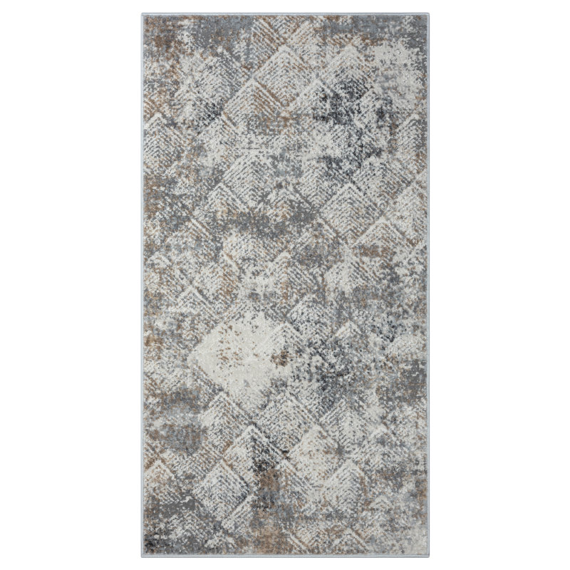 Hazel cream Rug, Rectangle 80 x 150cm