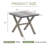 Square Aluminum Outdoor Side Table-114222592