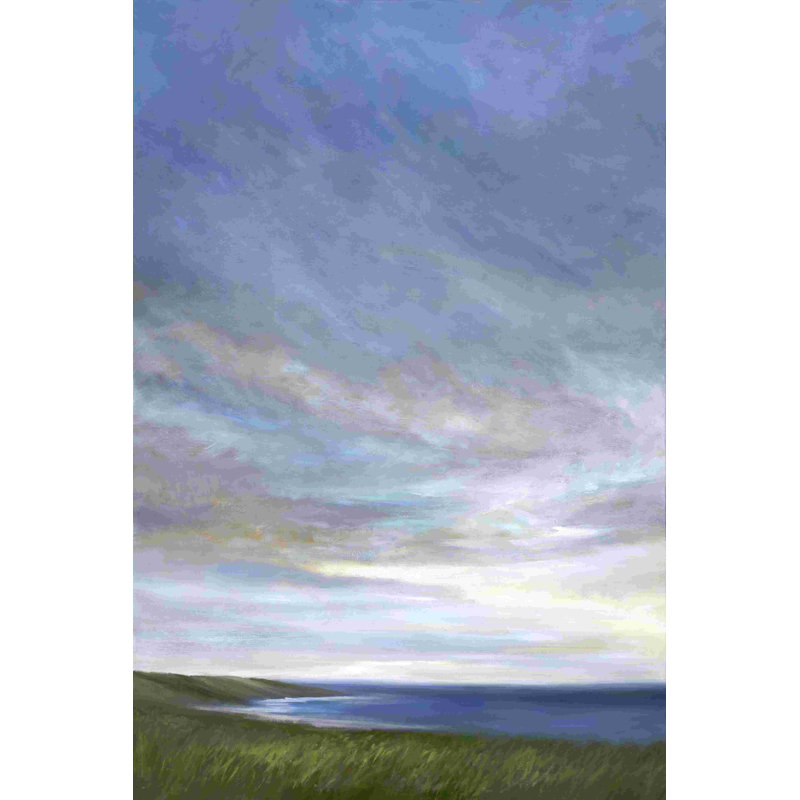 Diptyque de nuages côtiers I, H 18 po x l 12 po