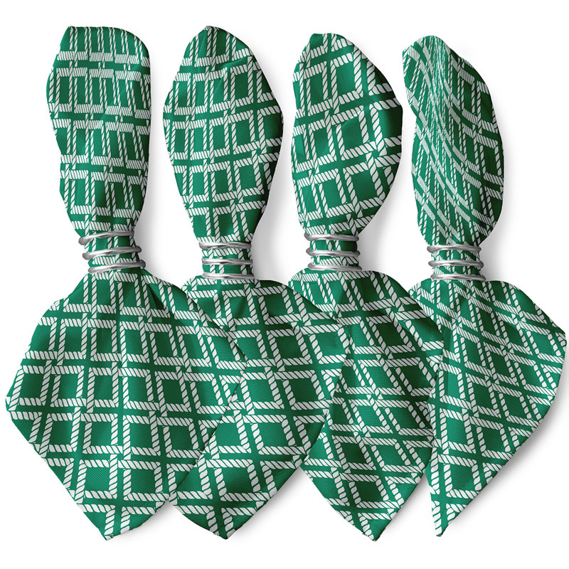Lafran Rope Rigging Napkins, Green