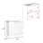 Memphis 2 Piece Kitchen Set, Kitchen Island + Utility Sink Cabinet, White /Light Oak