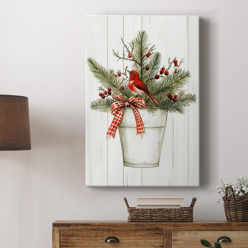 Art des Fêtes de Noël Lxxiv - galerie sur mesure, H 18 po x l 12 po