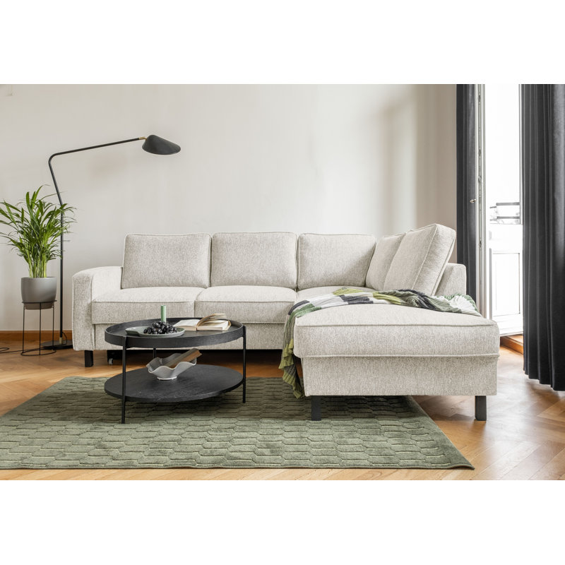Molly Corner Sofa Bed, Beige, Right Hand Facing