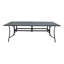 Ensemble de salle à manger rectangulaire en aluminium pour 6 personnes Alala-1581320934-1581320935