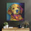  «Wouf Golden Retriever» par Rich Monet, art mural en métal, 24 po x 24 po-1153197327