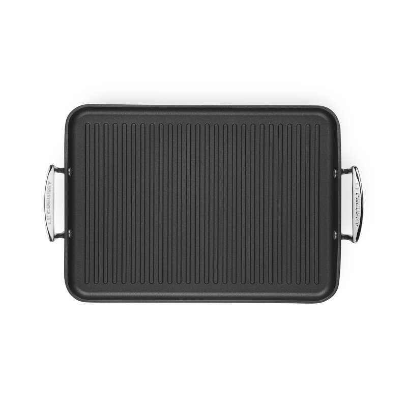 Le Creuset Toughened Non-Stick Ribbed Rectangular Grill 35cm