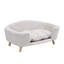 Elevated Dog Bed Frame for Small Dog, Corduroy Pet Couch Bed with Rubber Wood Legs and Supportive Foam, Easy Assembly-989466834