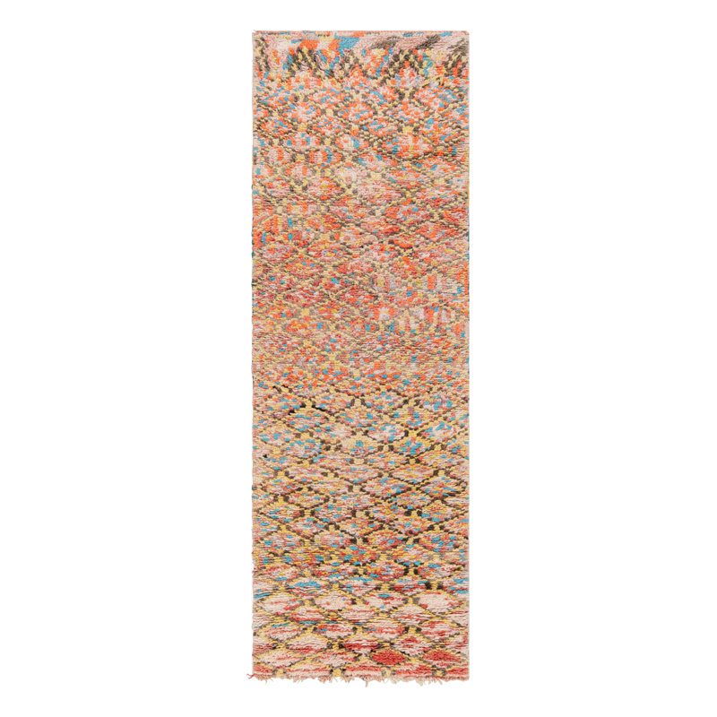 One-of-a-Kind 2'7”x8'8” Hand Knotted Area Rug