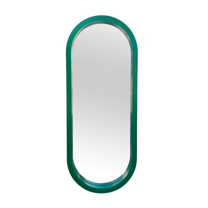 Large Pill Mirror, 59.1" x 23.6", Green