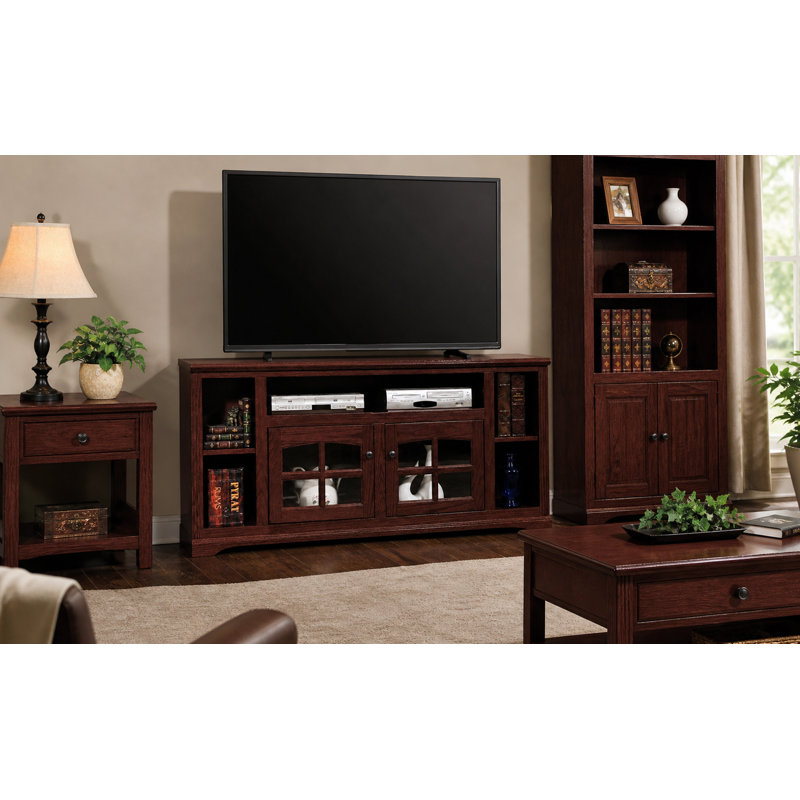 Speece Media Console, Classic Bourbon