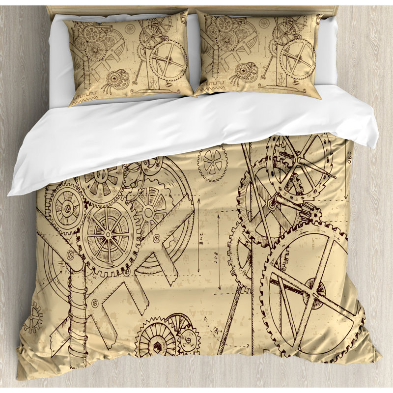 Emerson 260 TC Duvet Cover Set, Kingsize - 2 Standard Pillowcases