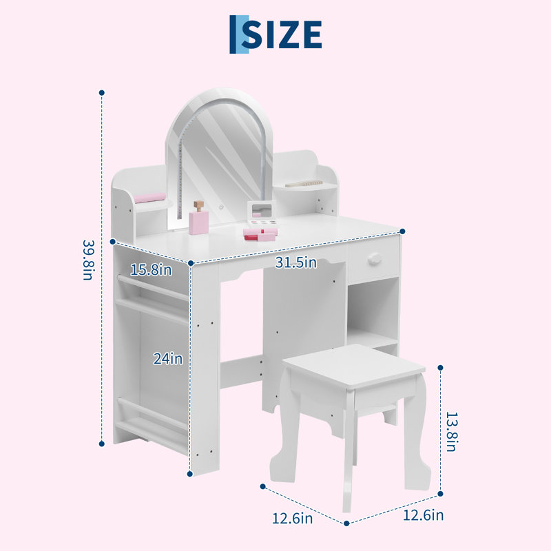 Dressing Table, White