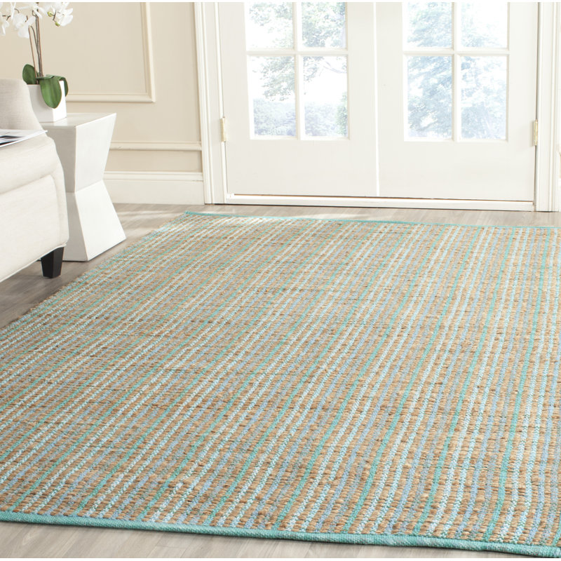 Erlandson Striped Hand Woven Area Rug, Rectangle 91 x 152cm