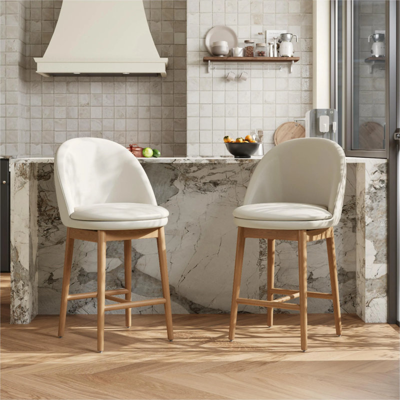 Tabouret de bar 26 po Mid-Century