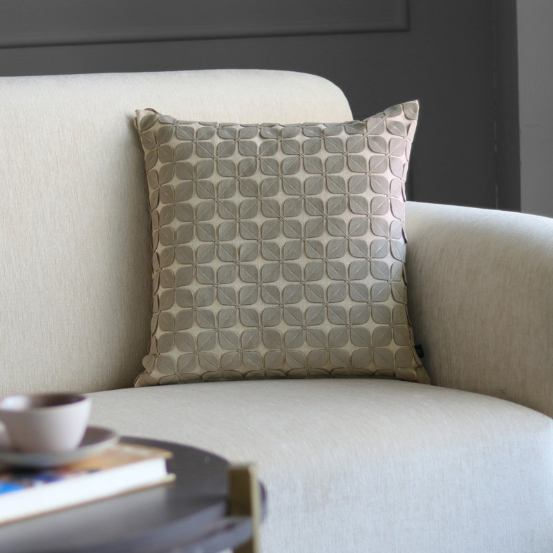Housse de coussin Dahlia, Galet
