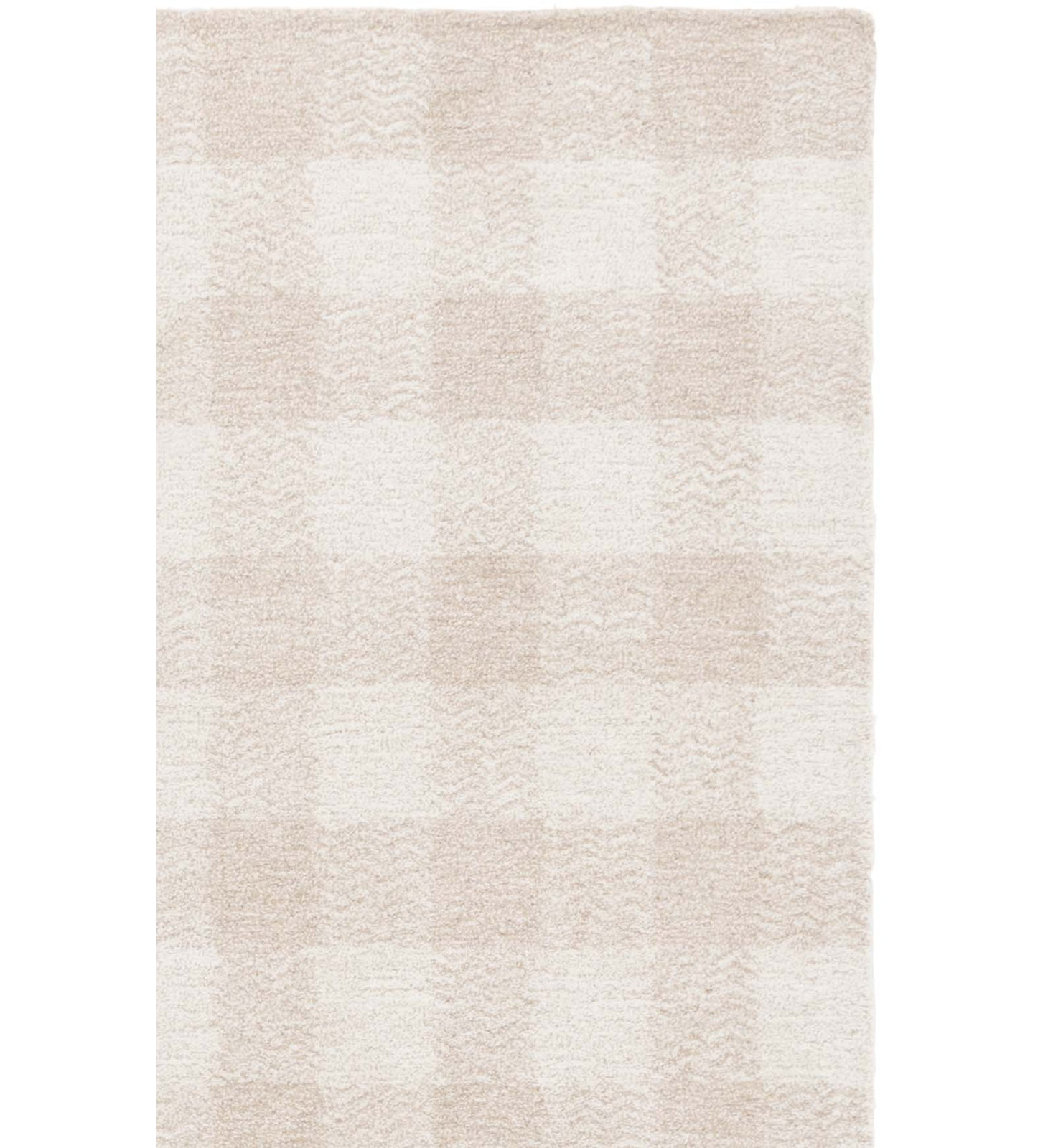 Genre 801 Hand Tufted 80% Wool; 18% Cotton; 2% Fiber Checkered Rug, Rectangle 8' x 10'