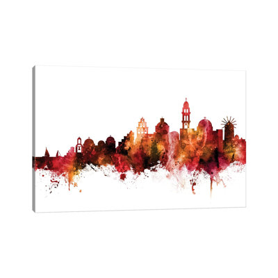 Santorini Skyline by Michael Tompsett - Wrapped Canvas Gallery-Wrapped Canvas Giclée