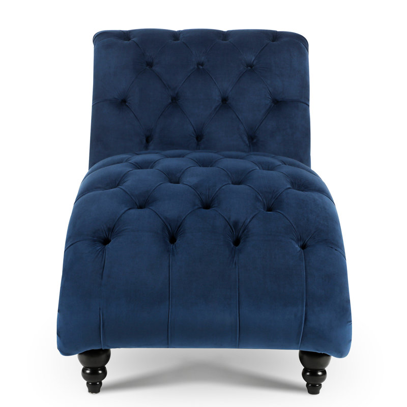 Tufted Armless Chaise Lounge