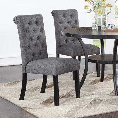 Morilus Tufted Fabric Upholstered Side Chair