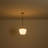 1-Light Striped Glass Pendant Light-718775451-718775450