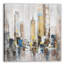 Bâtiments abstraits - peinture sur toile tendue-949683228