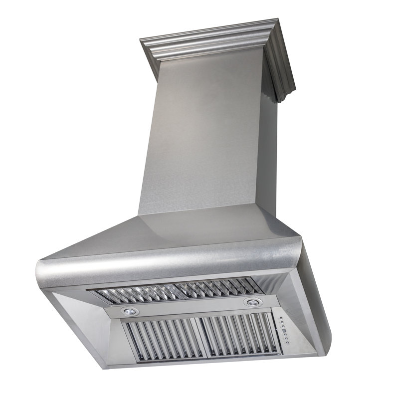 30" DuraSnow® 700 CFM Ducted Wall Mount Range Hood in Stainless Steel