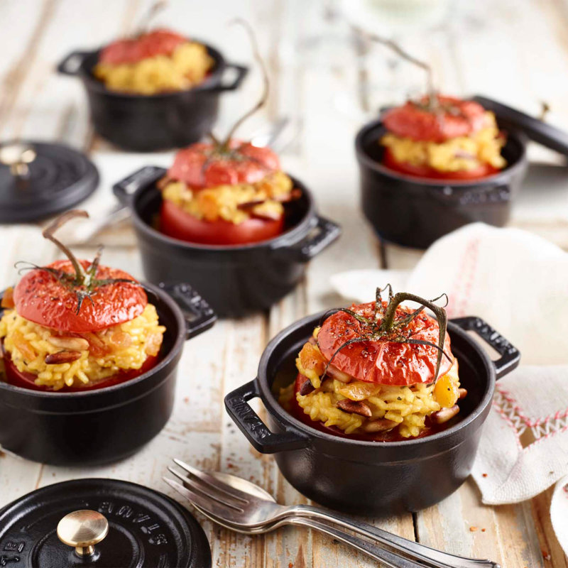 La Cocotte Cast Iron Round Cocotte, 0.25 quarts, Black Matte