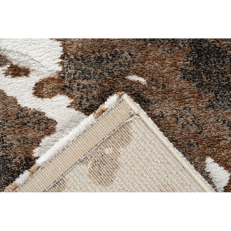 Animal Print Area Rug, Blue, Rectangle 160 cm x 230 cm