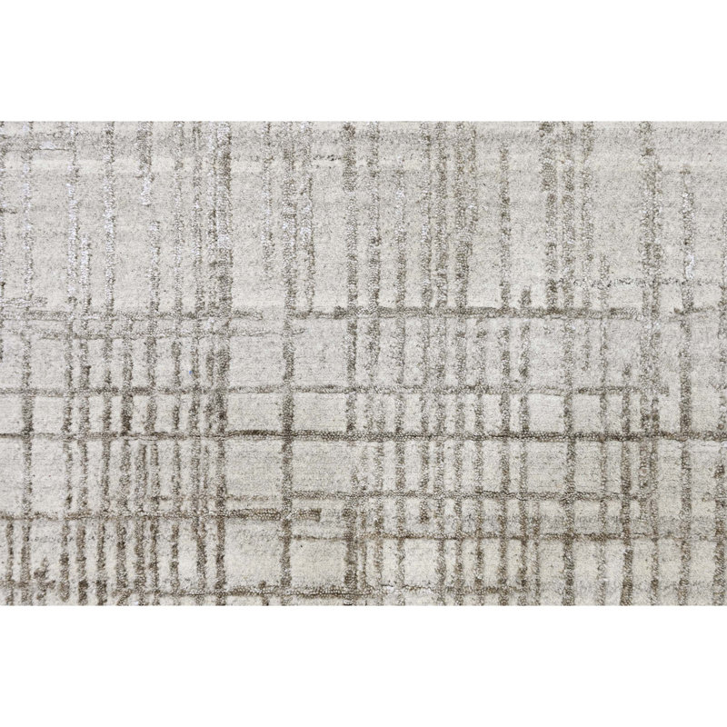 Tapis rectangulaire noué à la main, Rectangle 4 pi 8 po x 5 pi 10 po