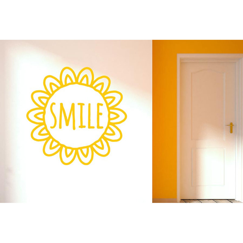 Non-Wall Damaging Wall Decal, Dark Yellow