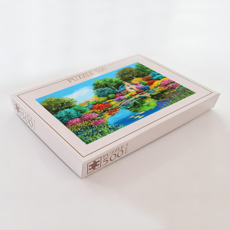500 pièces en carton, 100% carton, 500 pièces, 18,9 x 13,4 pouces | Taille de la boîte: 13,2 po x 9,1 po x 2,0 po | Parfait pour le plaisir et la détente en famille, pièces durables de haute qualité pour un assemblage facile, cadeau idéal pour les amateurs de casse-tête