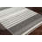 Gigi Striped Machine Woven Polyester Area Rug in Black-1676372055