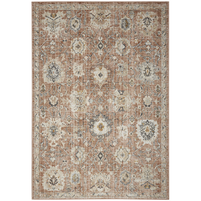 Oberwise Persian Area Rug, Rectangle 6' x 9'