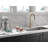 Trinsic VoiceIQ Touchless Kitchen Faucet with Pull Down Sprayer, Smart Faucet, Alexa and Google Assistant Voice Activated, Gold Kitchen Faucet, Champagne Bronze-42146503