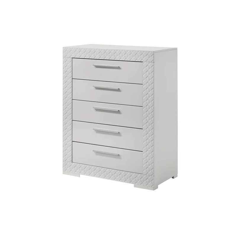 Coffre Whitby Glam, blanc