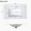Meuble-lavabo de 30 pouces fabriqué à partir de matériaux naturels, avec des portes en rotin faites à la main et des mécanismes de fermeture en douceur