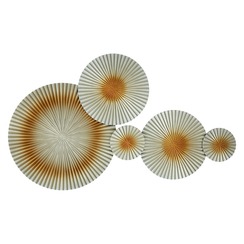 Abstract Wall Decor on Metal