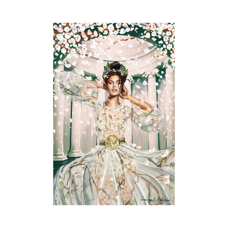 Galatea by George V. Antoniou - Wrapped Canvas Painting, 20.32 cm H x 30.48 cm W