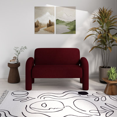 Causeuse en velours 2 places Iryanna