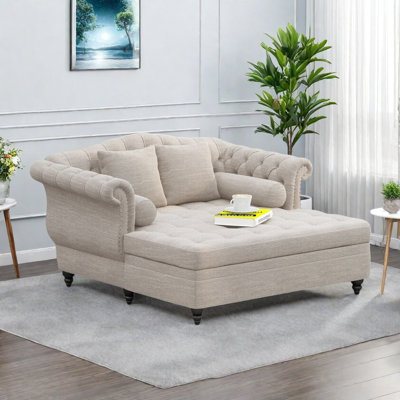 American-style Light Luxury Fabric Sofa Bed