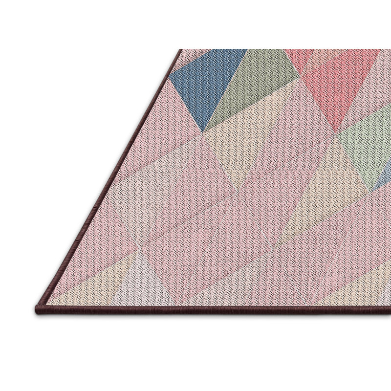 Geometric Indoor Rug, Rectangle 8' x 12'