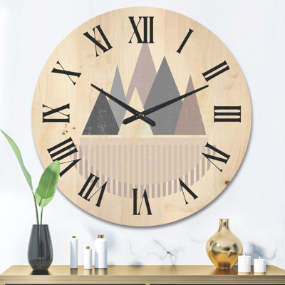 Solid Wood Wall Clock