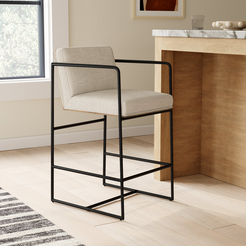Sidney Upholstered Bar & Counter Stool, Counter Stool (26” Seat Height)