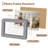 Pourteau 8 Opening FAMILY Letter Collage Frame, Soft Gray Finish-1141027304