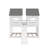 Twin Over Twin Bunk Bed With Slide