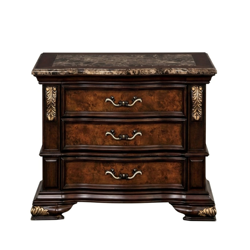 3 tiroirs Aristhine W Table de chevet