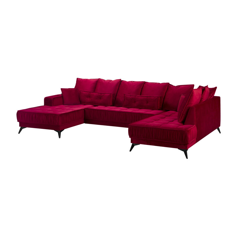 Arnljot Corner Sofa, Red
