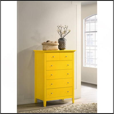Commode Hammond, jaune