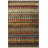 Dark-Toned Multi-Colored Motif Mixed Shape Patterned Creative Vintage Decorative Rug-1186004718